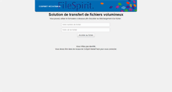 Desktop Screenshot of filespirit.cospirit.com